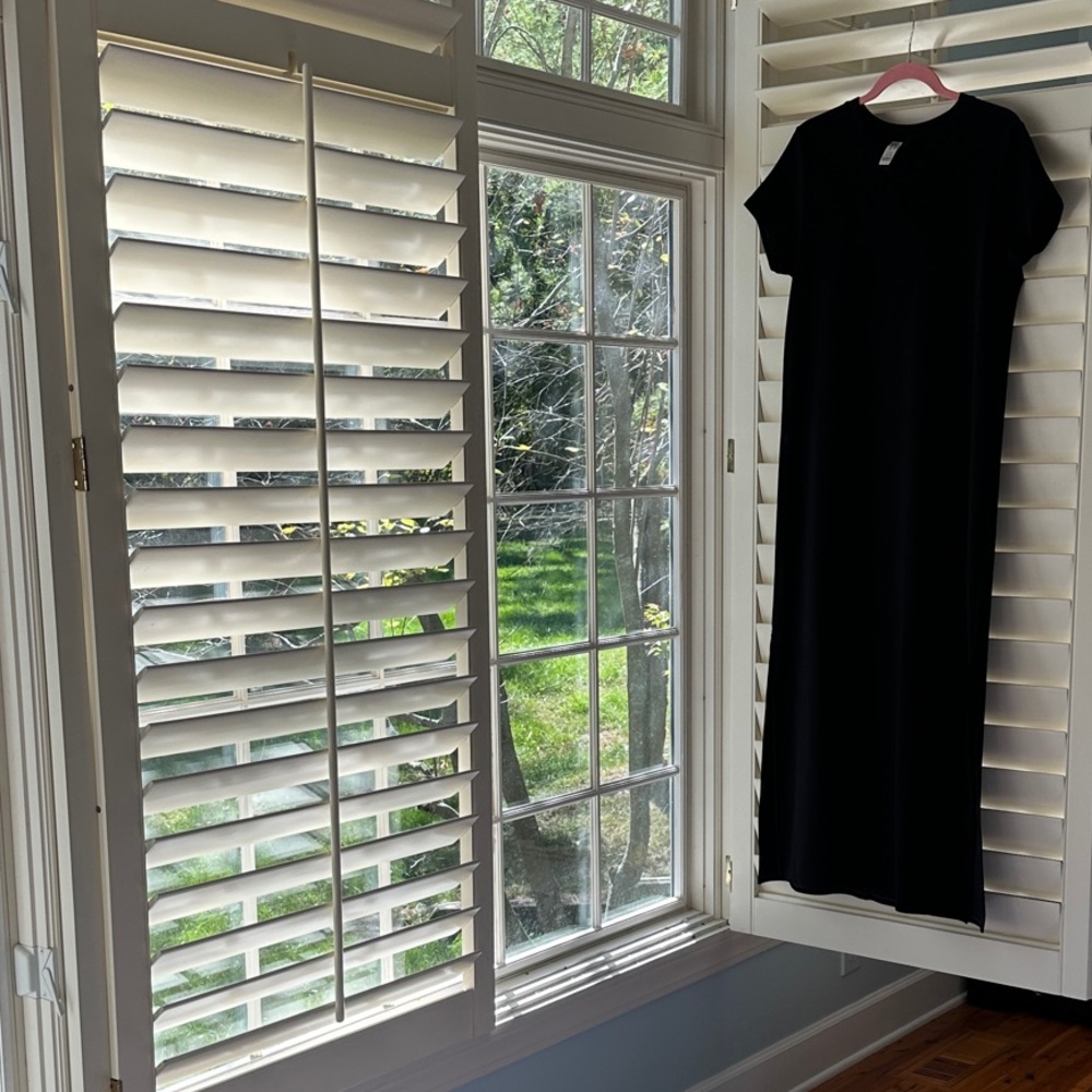 SPANX AirEssentials Black Maxi Dress large - Picture 5 of 9